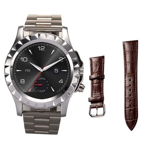 Elegant Smartwatch med pulsmätare, touchscreen
