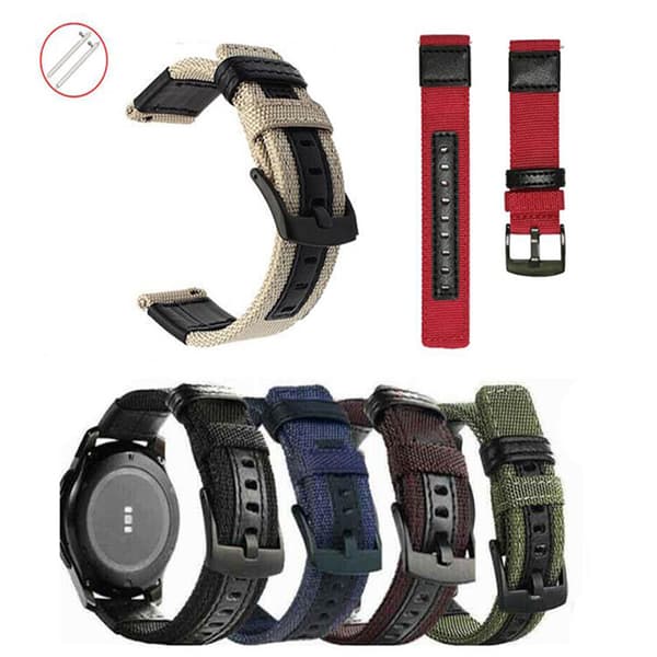 Bekväma Nylonarmband - Samsung Galaxy Watch S3 Frontier