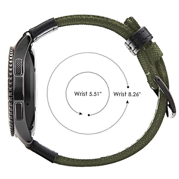 Bekväma Nylonarmband - Samsung Galaxy Watch S3 Frontier