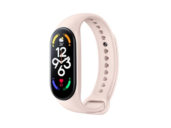 Xiaomi - Håndrem for aktivitetssporer - 160 - 224 mm - rosa - for Xiaomi Smart Band 7; Xiaomi Mi Band 7, Smart Band 7