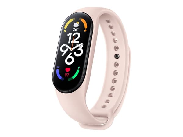 Xiaomi - Håndrem for aktivitetssporer - 160 - 224 mm - rosa - for Xiaomi Smart Band 7; Xiaomi Mi Band 7, Smart Band 7