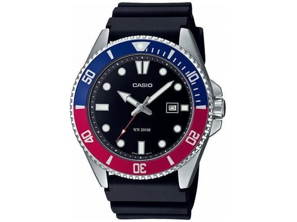 Casio MDV-107-1A3VEF, Vattentät, Kvarts