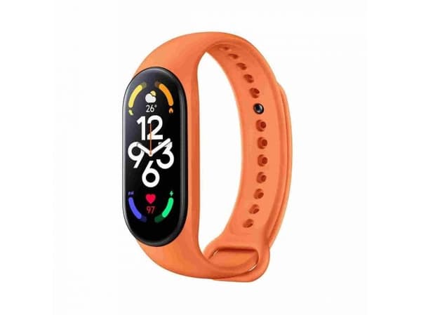 Xiaomi - Håndrem for aktivitetssporer - 160 - 224 mm - oransje - for Xiaomi Smart Band 7; Xiaomi Mi Band 7, Smart Band 7