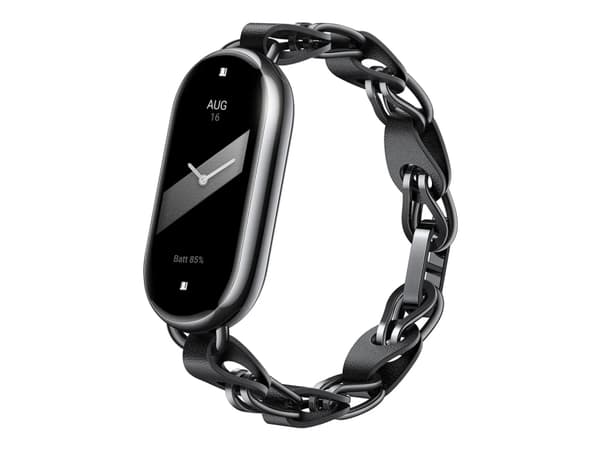 Xiaomi - Aktiivisuusseuranta rannehihna - ketju - 135 - 200 mm - musta - Xiaomi Smart Band 8 -laitteelle