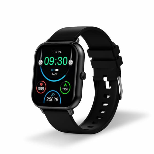 Smartklokke DCU CURVED GLASS PRO 1,83" Svart