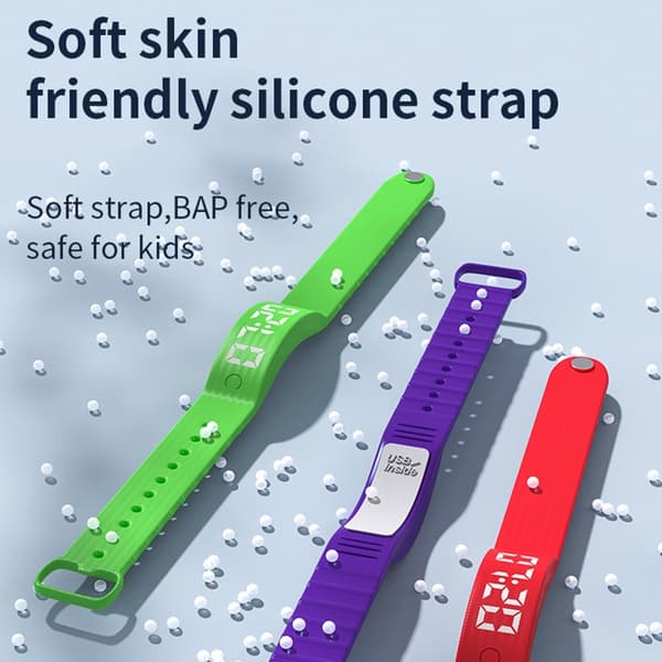 Smart armband vibrerande larm sömnövervakning digital display
