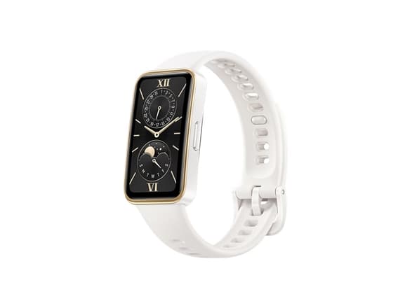 Huawei Band 9 - Aktiivisuusseuranta hihnalla - fluoroelastomeeri - ranteen koko: 120-190 mm - näyttö 1.47" - Wi-Fi, Bluetooth - 14 g - valkoinen - va