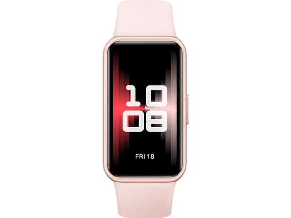 Huawei - Aktiivisuusseuranta hihnalla - fluoroelastomeeri - ranteen koko: 120-190 mm - näyttö 1.47" - Wi-Fi, Bluetooth - 14 g - charmi vaaleanpunaine