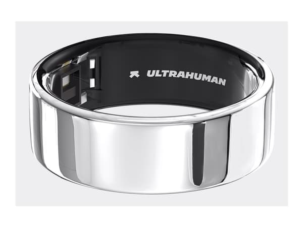 Ultrahuman Ring Air - 9 - smart ring - Bluetooth - 3 g - Romsølv