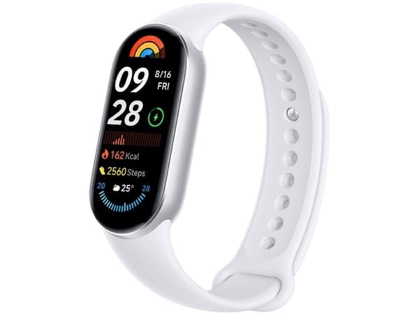 Xiaomi Smart Band 9 - Aktivitetspårare med rem - TPU - glaciärsilver - handledsstorlek: 135-210 mm - display 1.62" - Bluetooth - 15.8 g