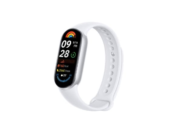 Xiaomi Smart Band 9 - Aktivitetspårare med rem - TPU - glaciärsilver - handledsstorlek: 135-210 mm - display 1.62" - Bluetooth - 15.8 g