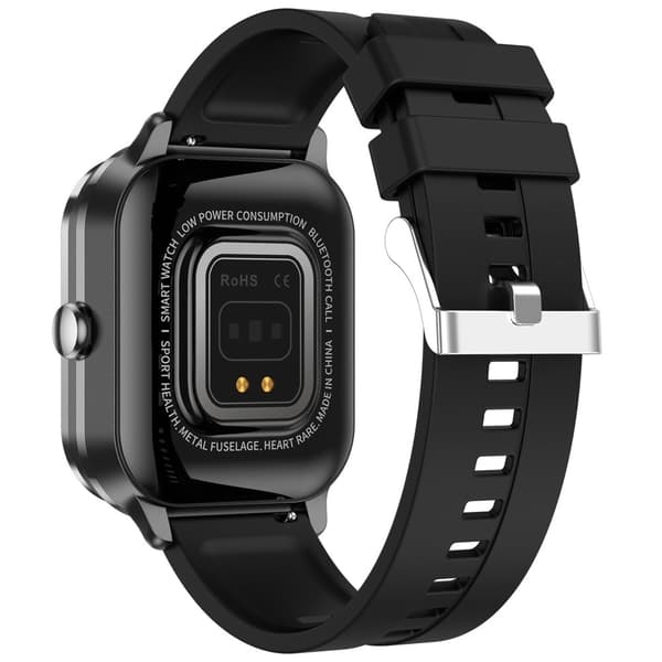 D8 Pro 2-i-1 Bluetooth Hörlurar & Smartklocka Health Monitoring Silikonrem