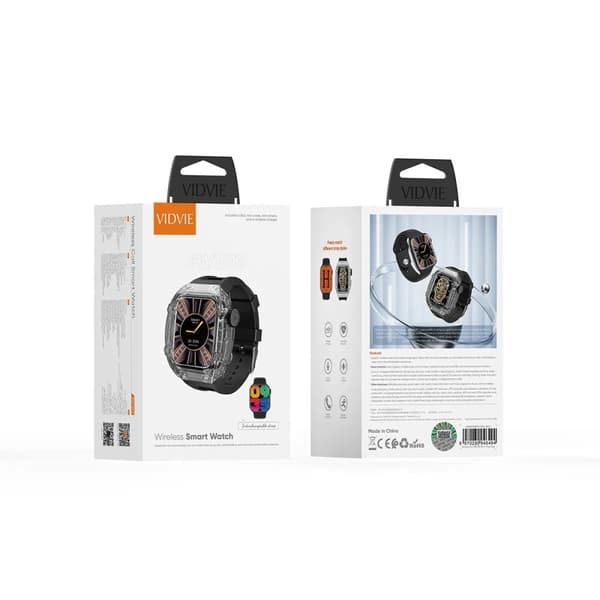 VIDVIE Trådlös smartklocka med två silikonarmband
