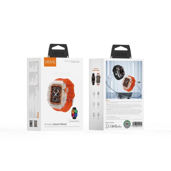 VIDVIE Trådlös smartklocka med två silikonarmband