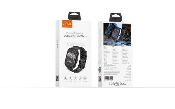 VIDVIE Trådlös Samtalsfunktion Smartklocka för Utomhussporter 120 sport Mode