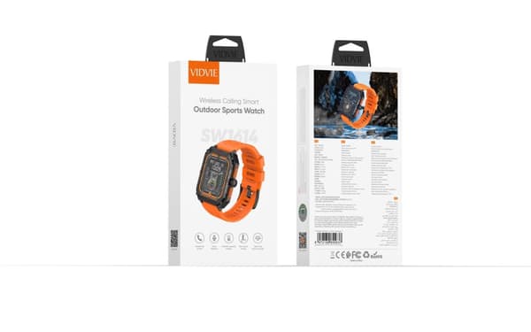 VIDVIE Trådlös Samtalsfunktion Smartklocka för Utomhussporter 120 sport Mode