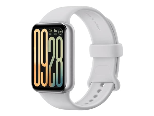 Xiaomi Smart Band 9 Pro - Aktivitetssporer med stropp - TPU - håndleddstørrelse: 135-205 mm - display 1.74" - Bluetooth - 24.5 g - månelyssølv Sølv
