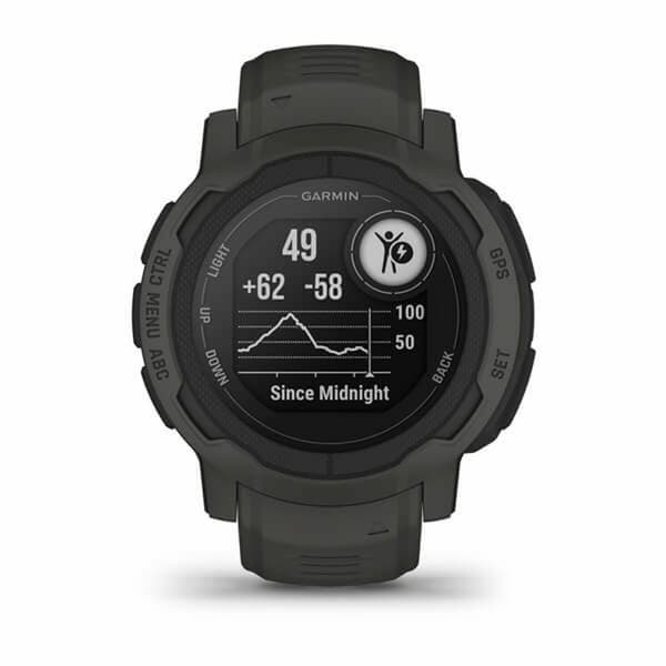 Smartklocka GARMIN Instinct 2 45 mm 0,9" Svart Grafit Mörkgrå
