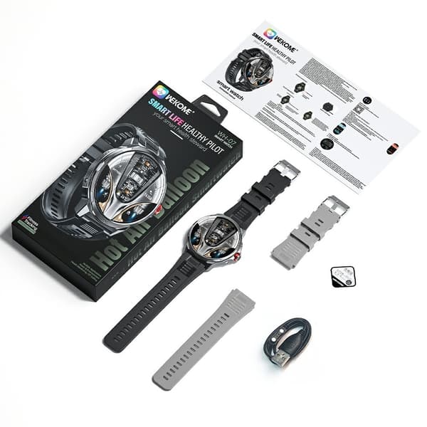 WEKOME WH-07 Smartwatch Zinklegering IP67 Vandtæt Bluetooth 1,85-tommer HD-skærm