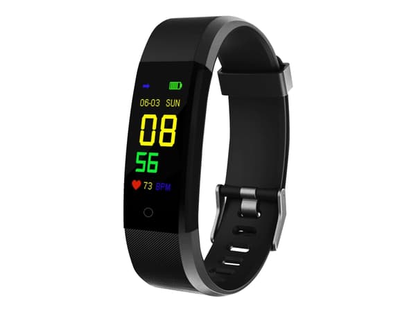 DENVER BFH-147MK2 - Aktivitetssporer med bånd - display 0.96" - Bluetooth