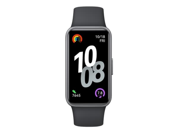 Huawei Band 10, ranteen aktiivisuusmittari, 3,73 cm (1,47"), AMOLED, musta