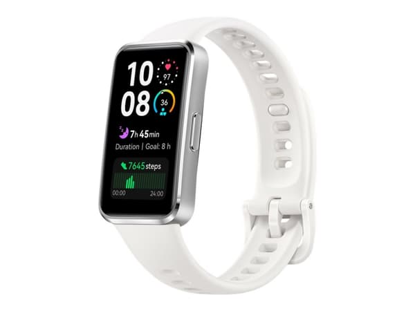 Huawei Band 10 - Alumiiniseos - aktiivisuudenseuranta hihnalla - fluoroelastomeeri - ranteen koko: 120-190 mm - näyttö 1.47" - Bluetooth - 15 g - val