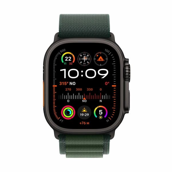 Smartwatch Apple Watch Ultra2 1,92" Sort Grøn 49 mm