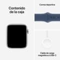 Miniatyrbild 2 av 7: Smartklocka Apple Watch SE 1,78" Blå Silvrig Ø 44 mm
