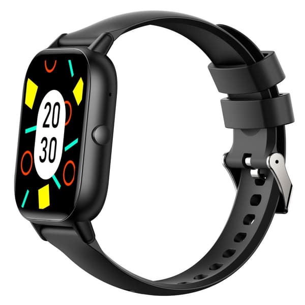 SmartKlocka 2,01" Stor skärm Hälsomonitor Sport Bluetooth Smartwatch - Svart