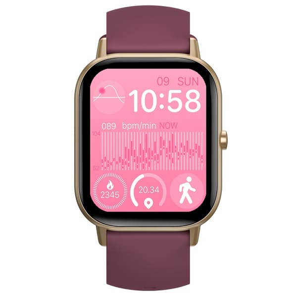 SmartKlocka 2,01" Stor skärm Hälsomonitor Sport Bluetooth Smartwatch - Lila