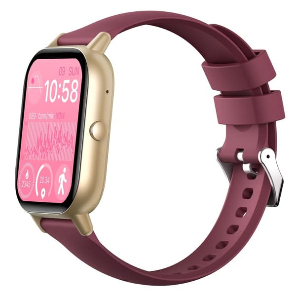 SmartKlocka 2,01" Stor skärm Hälsomonitor Sport Bluetooth Smartwatch - Lila