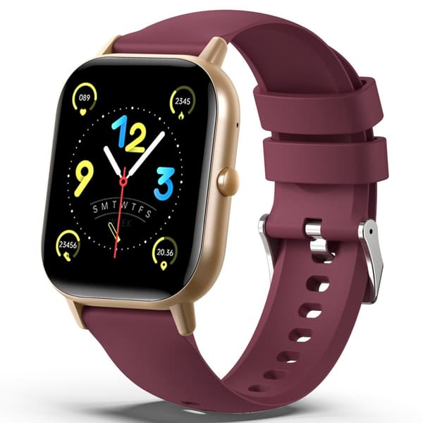 SmartKlocka 2,01" Stor skärm Hälsomonitor Sport Bluetooth Smartwatch - Lila