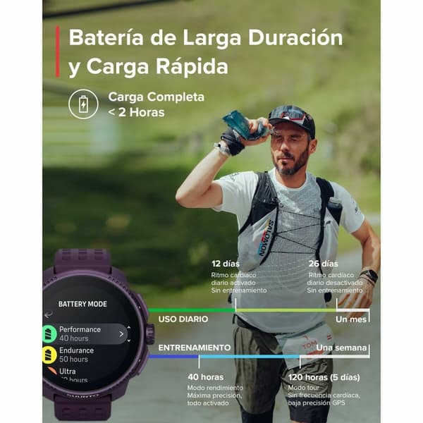 Smartwatch Suunto SS050933000 Violet