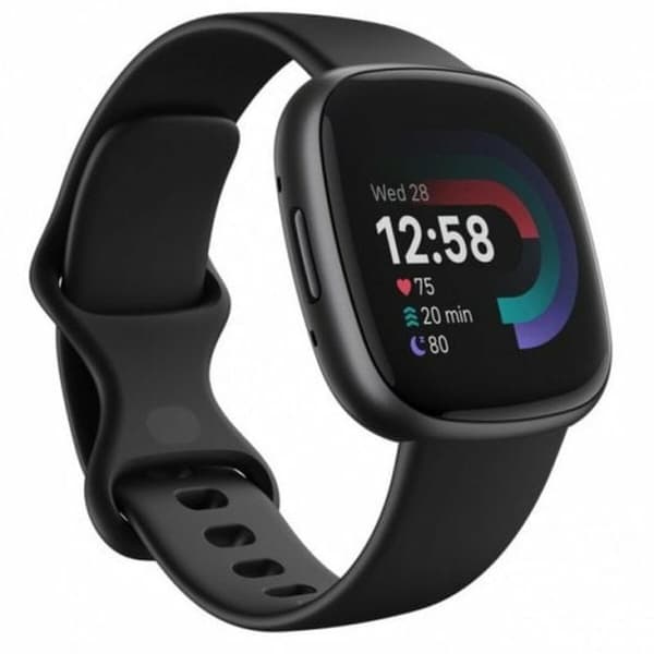 Smartwatch Fitbit Versa 4 Sort Grafit