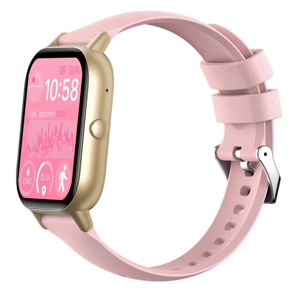 Smart Watch 2,01" storskjerm Helsemonitor Sports Bluetooth Smartwatch - Rosa