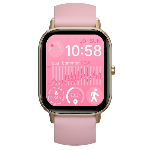 Smart Watch 2,01" storskjerm Helsemonitor Sports Bluetooth Smartwatch - Rosa