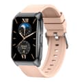Miniatyrbillede 7 af 10: Smartwatch med opkald Bluetooth-sundhedsmåler Fitnesstracker Smartwatch - Lyserød