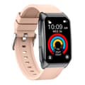 Miniatyrbillede 1 af 10: Smartwatch med opkald Bluetooth-sundhedsmåler Fitnesstracker Smartwatch - Lyserød