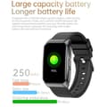 Miniatyrbilde 5 av 10: Smartklokke med Bluetooth-samtale Helsemonitor Fitnesstracker Smartklokke - Blå
