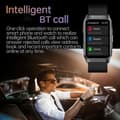 Miniatyrbilde 10 av 10: Smartklokke med Bluetooth-samtale Helsemonitor Fitnesstracker Smartklokke - Blå