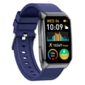 Miniatyrbilde 1 av 10: Smartklokke med Bluetooth-samtale Helsemonitor Fitnesstracker Smartklokke - Blå