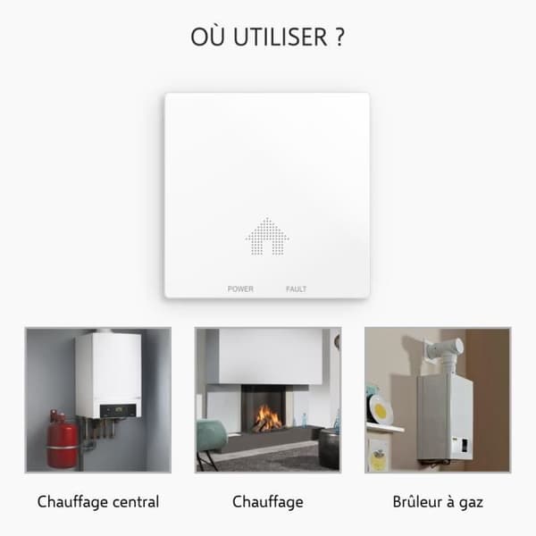 ELRO FF4610 Designer Fire Kit - 2X Slimline rökdetektor &amp; Slimline kolmonoxiddetektor