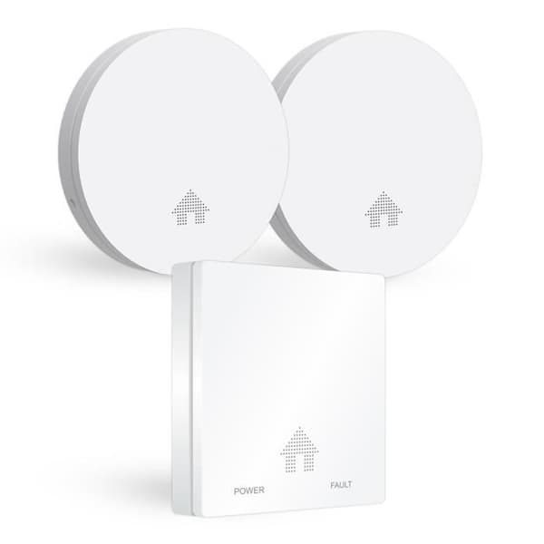 ELRO FF4610 Designer Fire Kit - 2X Slimline rökdetektor &amp; Slimline kolmonoxiddetektor