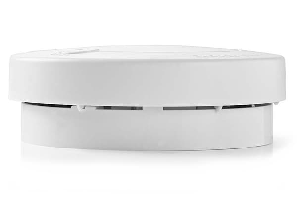 NEDIS detektor kouře/ EN 14604/ hlasitost 85 dB/ 1x 9V/6F22/ výdrž snímače 5 let/ bílý