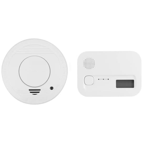 Gas detector - SMARTWARES - FSE-19204 - Rök, kolmonoxid - Trådlös - 85 db