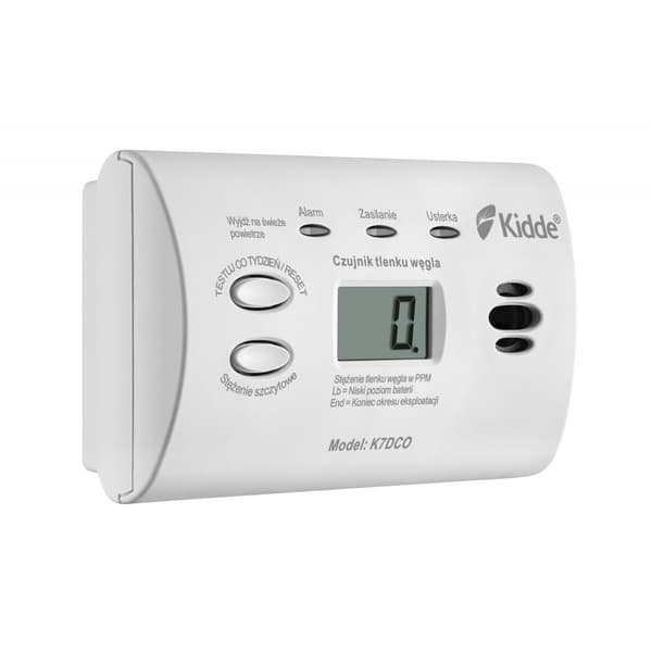 Kidde K7DCO hiilimonoksidianturi LCD-näytöllä