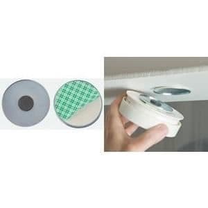 Magnetiskt stöd för rökdetektor - UNITEC - 46789 - Vit - Trådlös - Med magnetisk platta