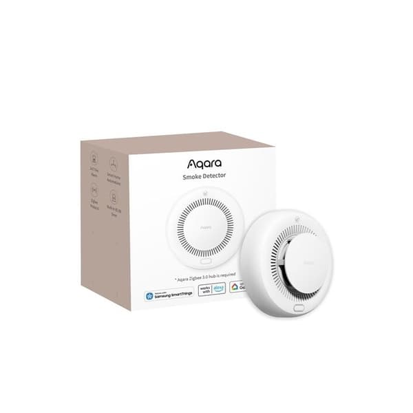Rökdetektor - Aqara - Ansluten - Larm 85 dB - Fotoelektrisk teknik - Zigbee 3.0