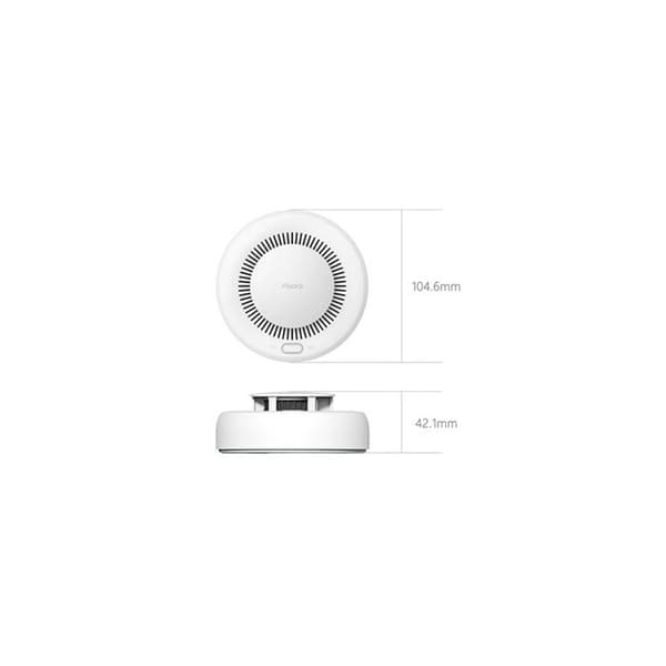 Rökdetektor - Aqara - Ansluten - Larm 85 dB - Fotoelektrisk teknik - Zigbee 3.0