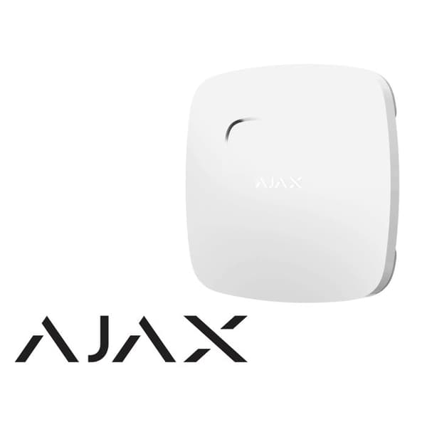 Rök-, CO- och temperatursensor vit - Ajax Systems